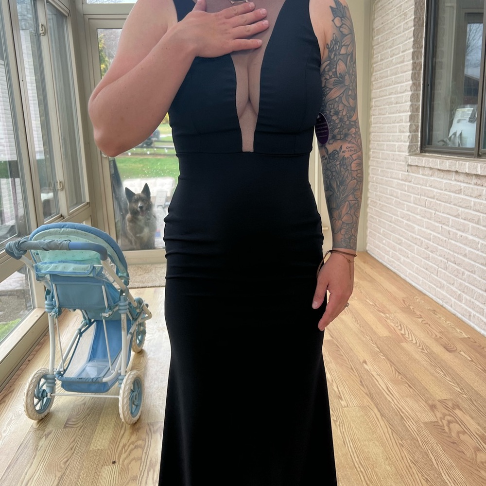 Elegant Black Evening Gown